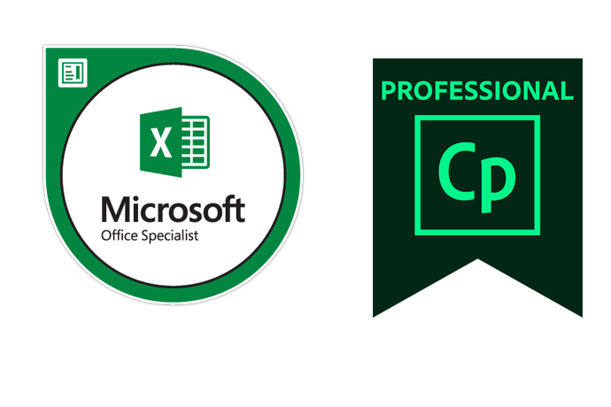 Microsoft Excel Certification, Adobe Captivate Certification